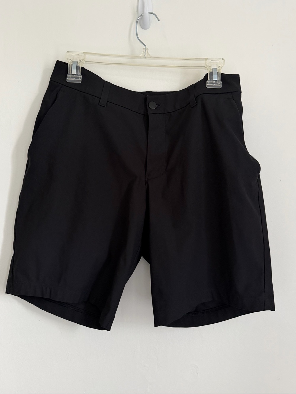 31 Lululemon ABC Classic-Fit Shorts 9" Warpstreme performance men's black